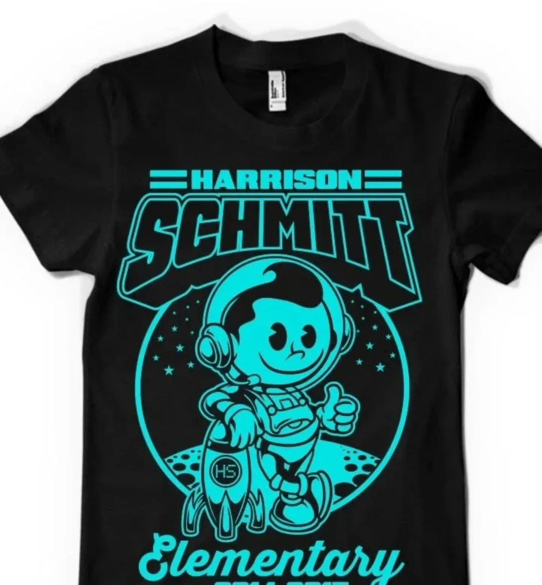 Black T-Shirts with Various Designs