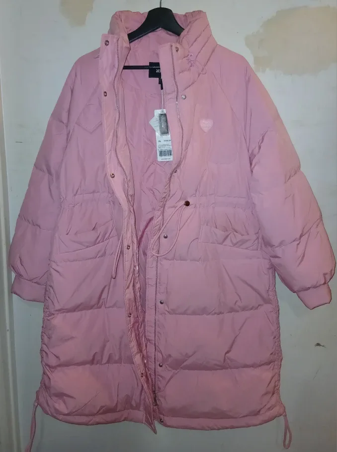 Women's XL Long Puffer Jacket w/Tags image indicator(3)