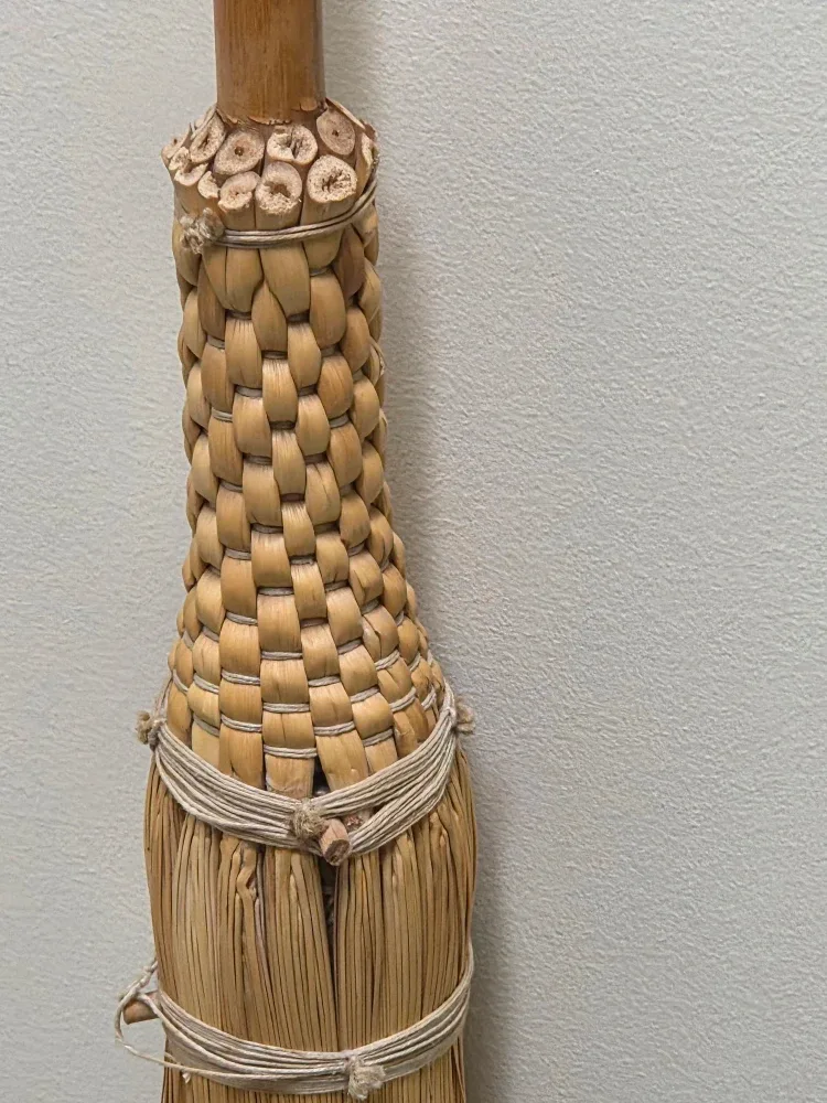 Two hand made corn brooms image indicator(3)