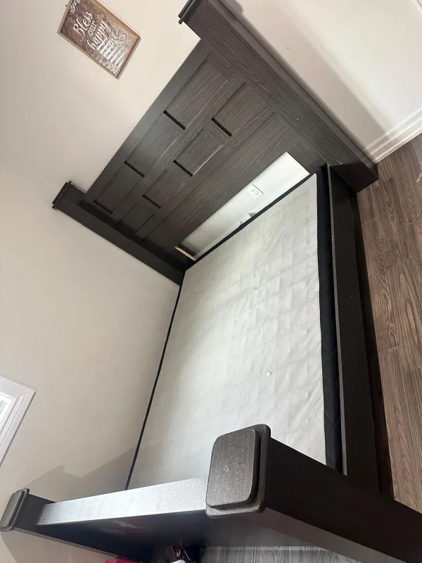 Dark Wood Bed Frame