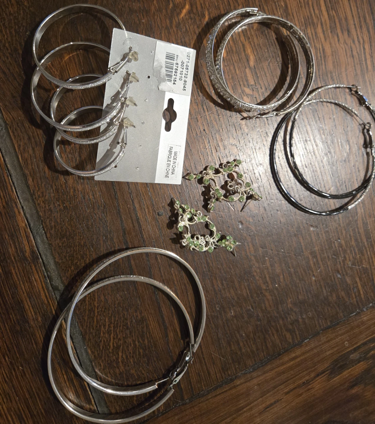 Selection of Earrings -as shown