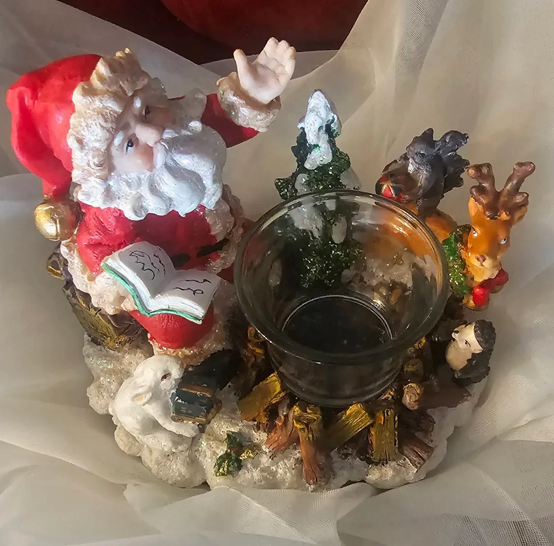 Santa Claus Candle Holder