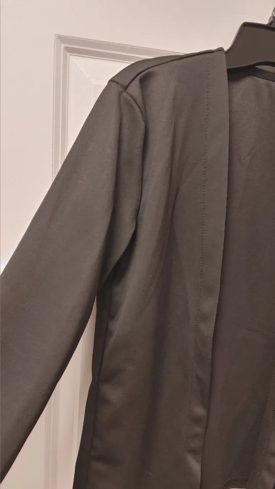 Black Open Front Cardigan size Medium image indicator(3)