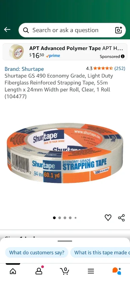 Shurtape Reinforced Strapping Tape 3Pcs #Cleanout image indicator(7)