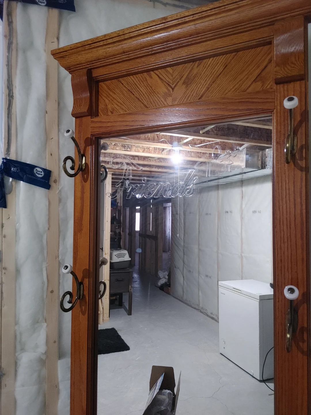 Hall Tree with Mirror & Hooks - photo 2