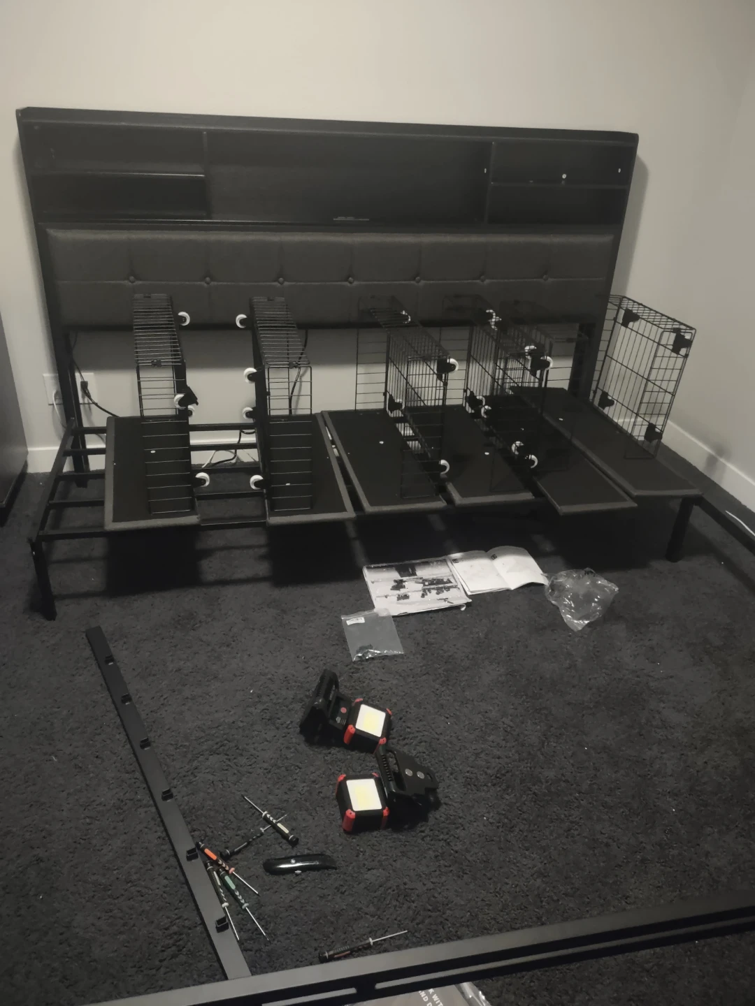 King Bed Frame with Headboard - photo 2