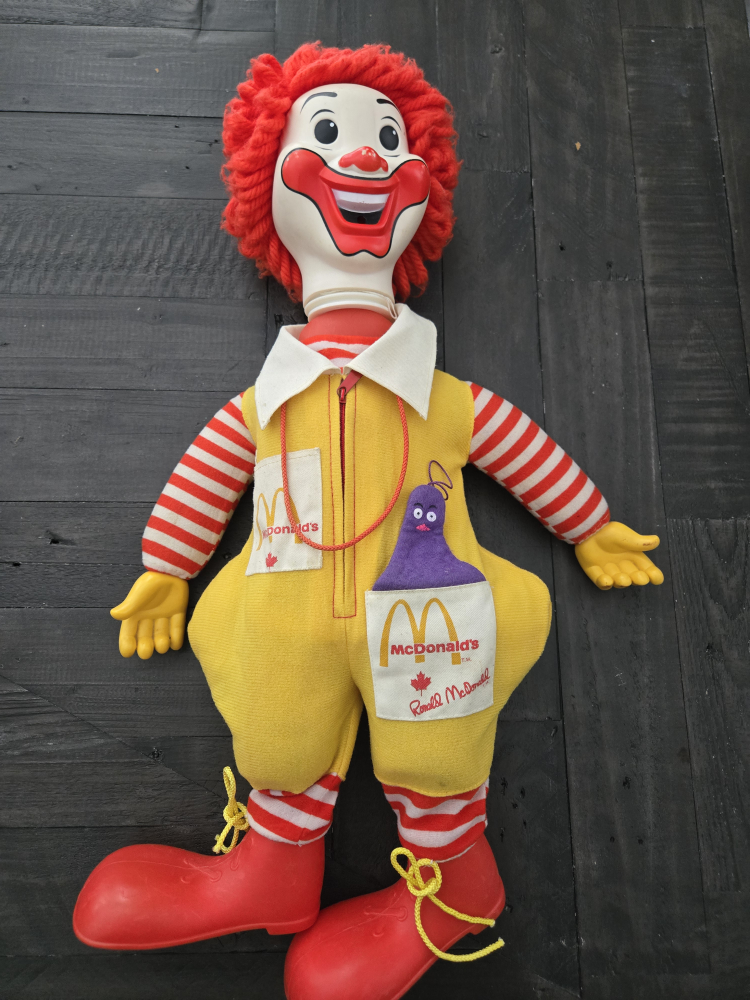 Vintage McDonald's Ronald McDonald Doll