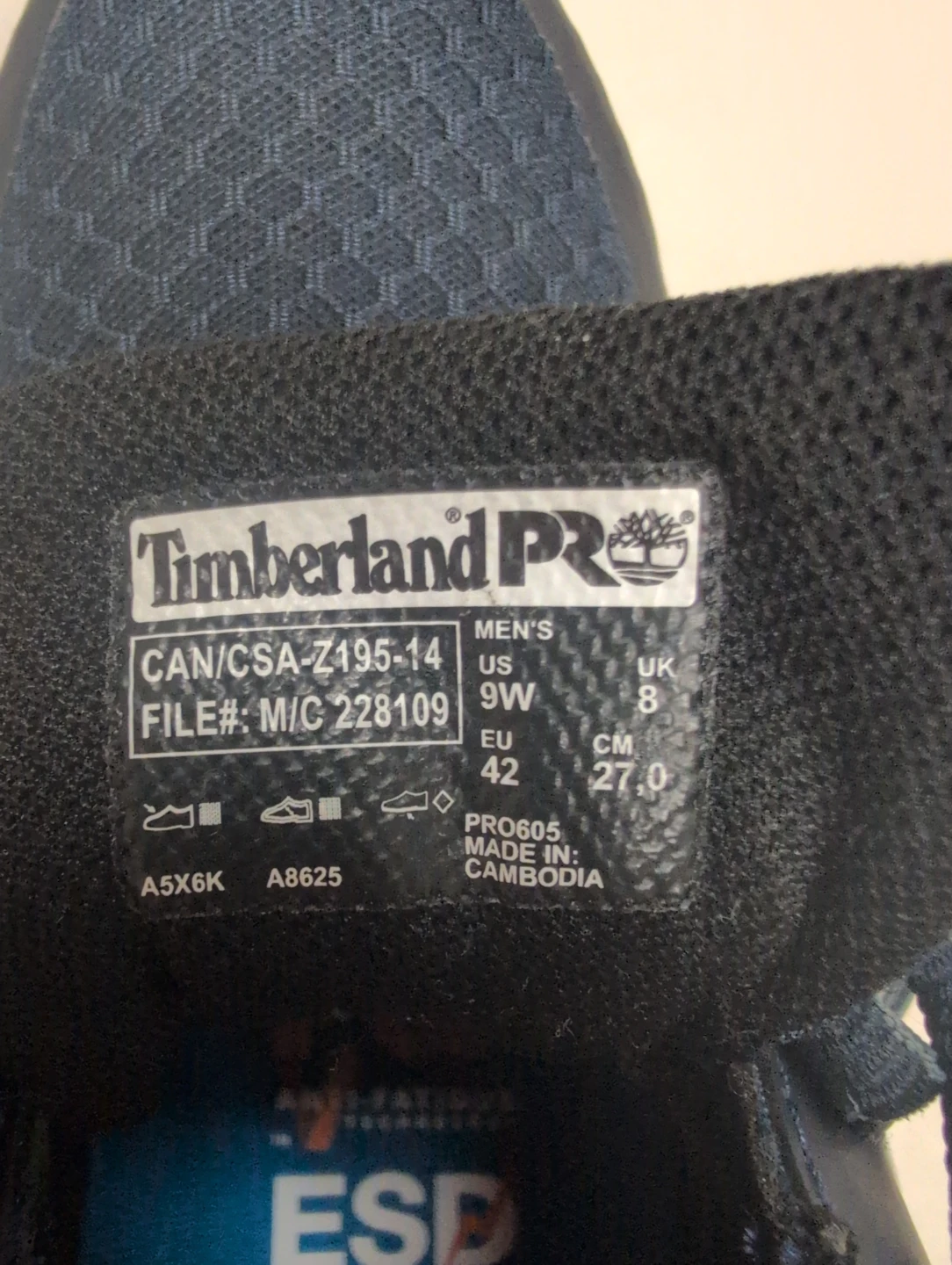 BNIB - Timberland Pro Radius SD Composite Safety Toe Shoes US 9W - photo 3