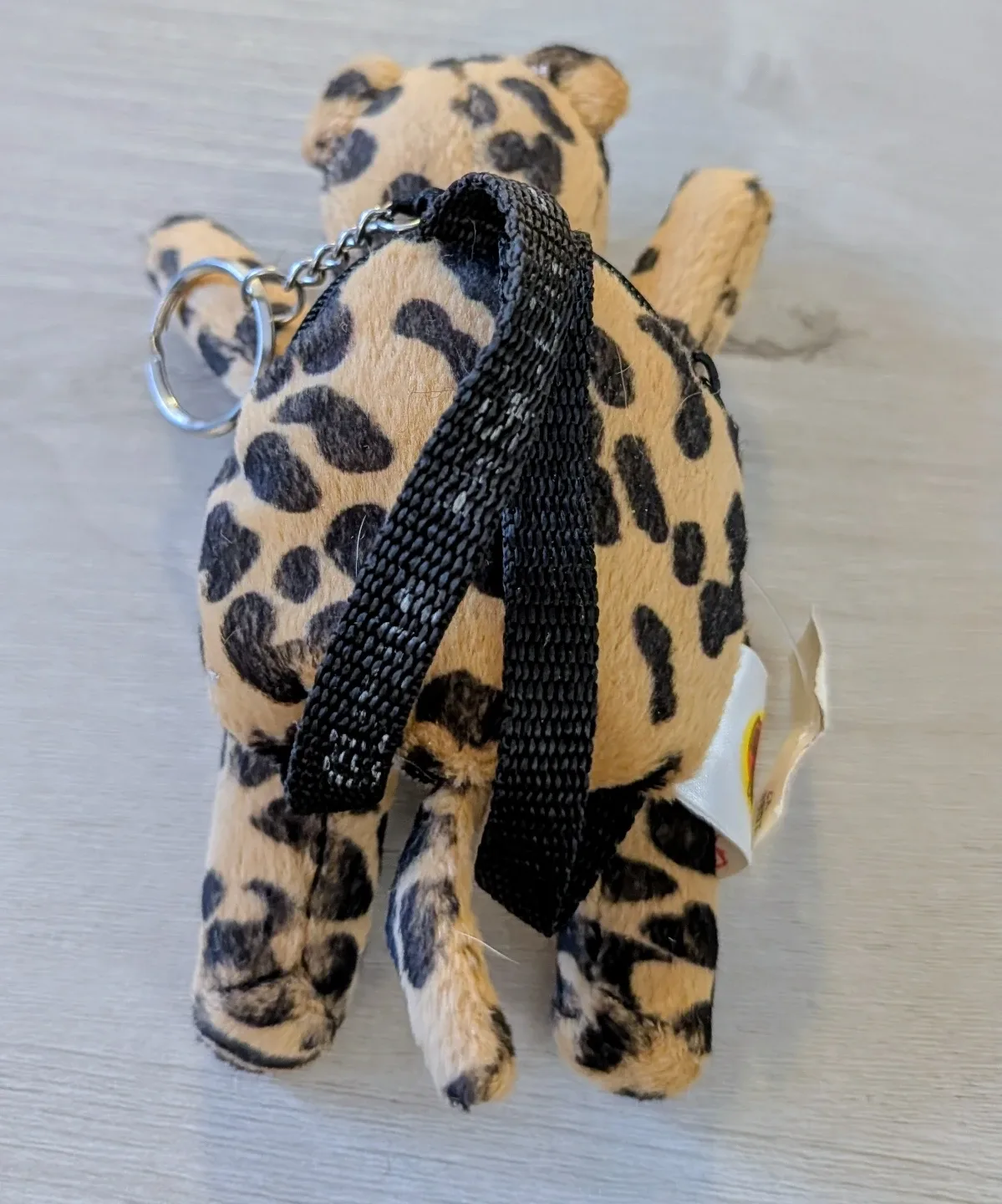 Leopard Print Plush Bear Keychain image indicator(2)