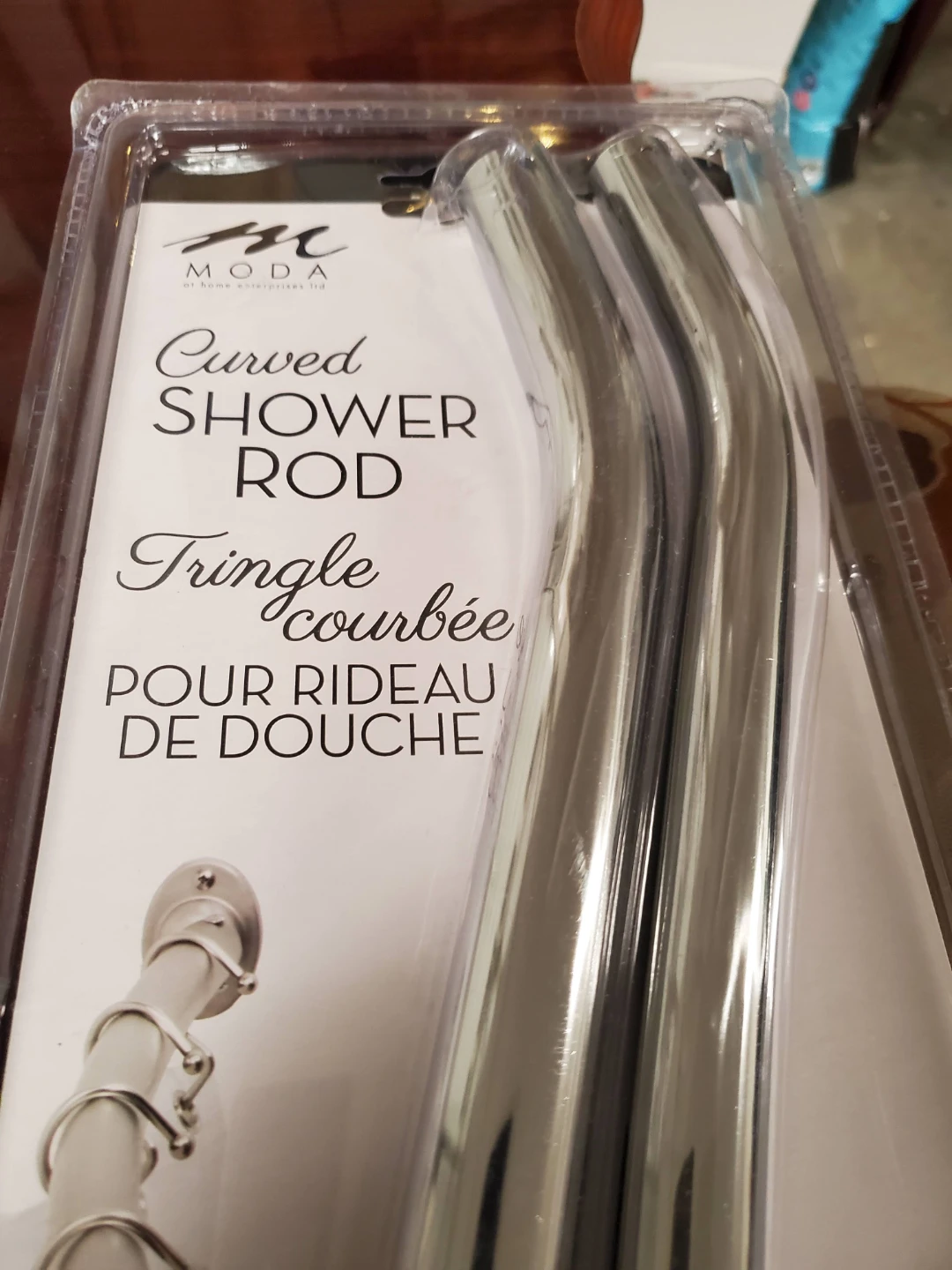 Moda Curved Shower Rod - 72" - photo 2
