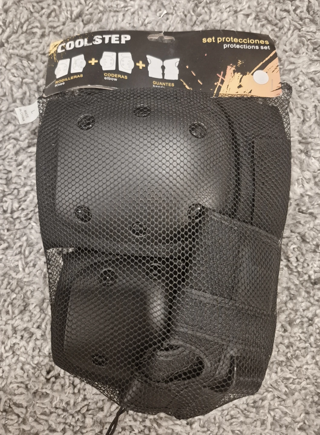 Protective pads Set 6pcs Elbows, Knees Wrists (L-Adult) - photo 3