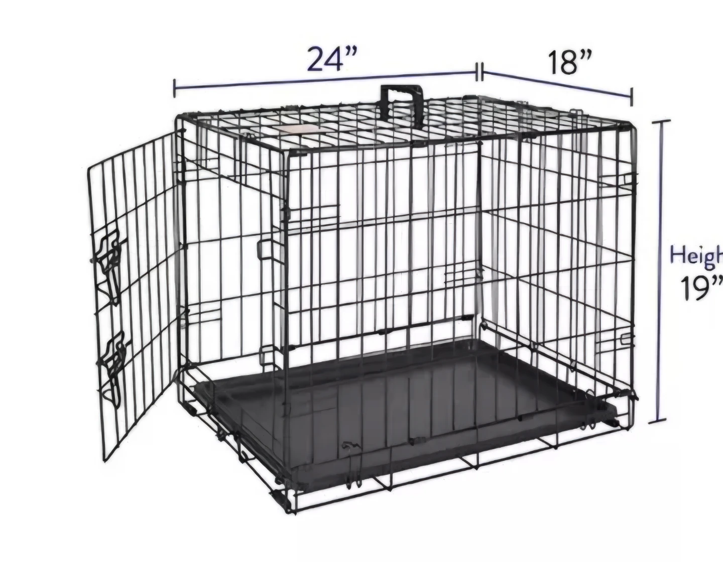 Crate Single Door Dog Crate - 24-Inch - photo 3