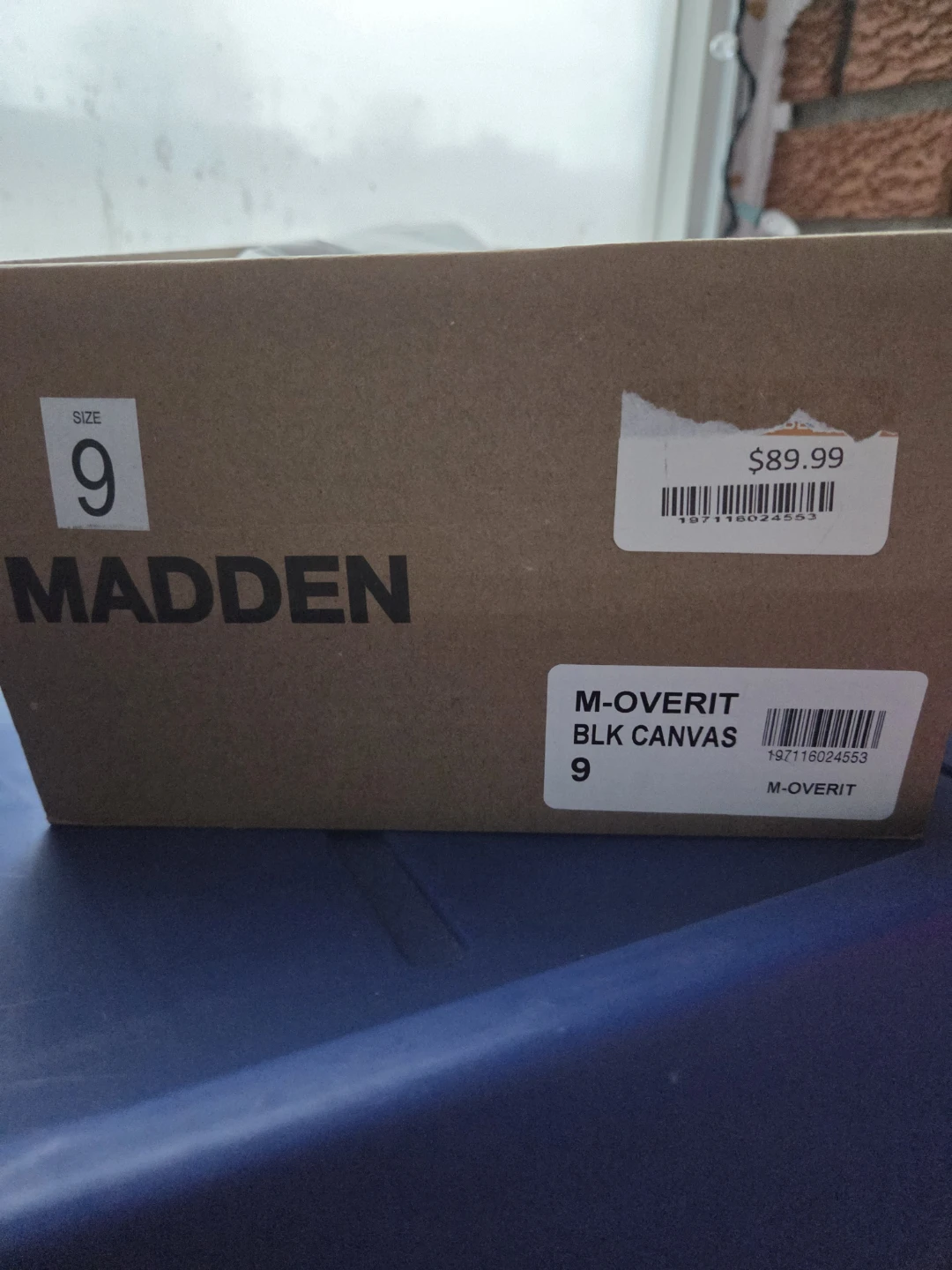 Madden M-Overit Black Canvas Loafer - Size 9 - photo 4