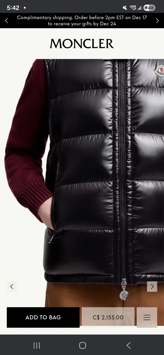 Moncler Bormes Hooded  Down Vest - photo 4