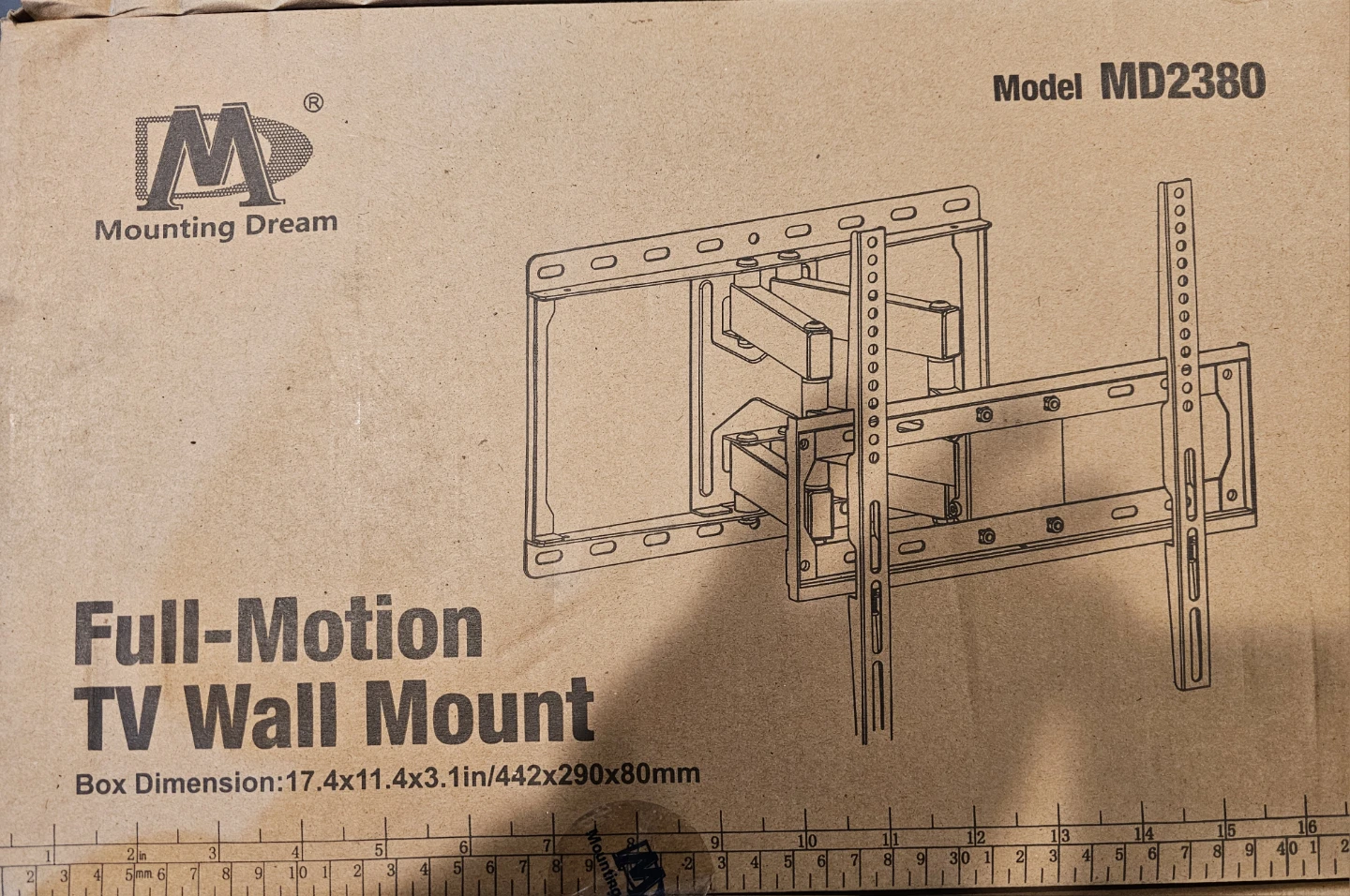 Mounting Dream Full-Motion TV Wall Mount MD2377