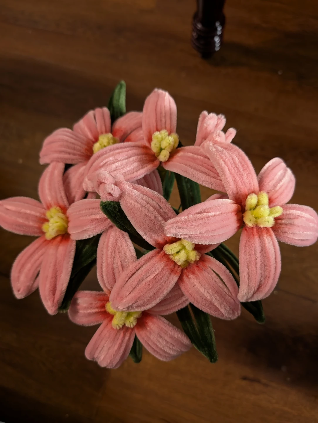 Pink Velvet Flowers custom