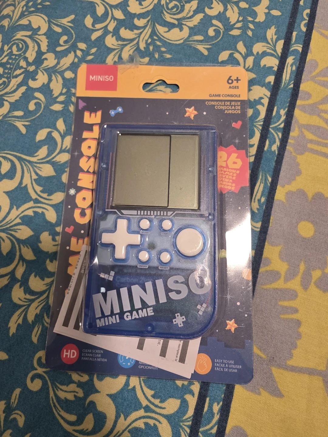 New Miniso Mini Game Console - Blue
