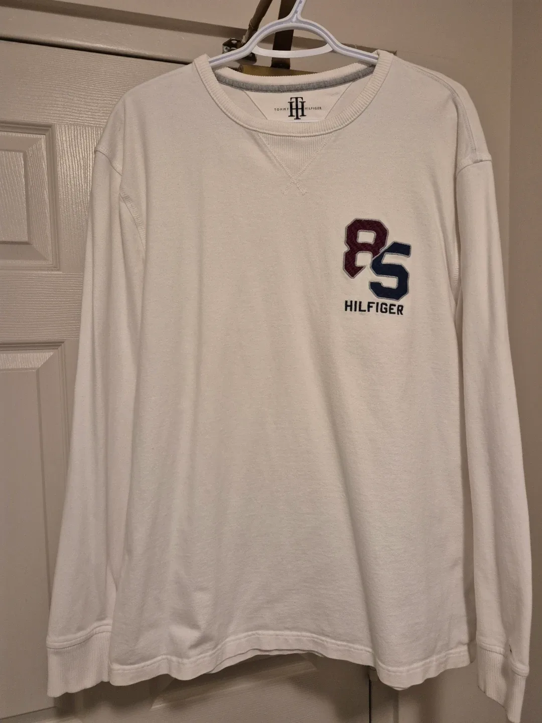 Tommy Hilfiger White Long Sleeve-XL #Cleanout