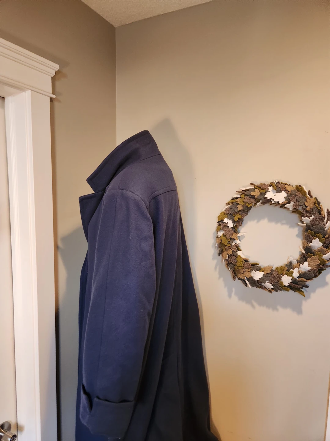 Blue Wool winter Overcoat - Classic Style! - photo 5