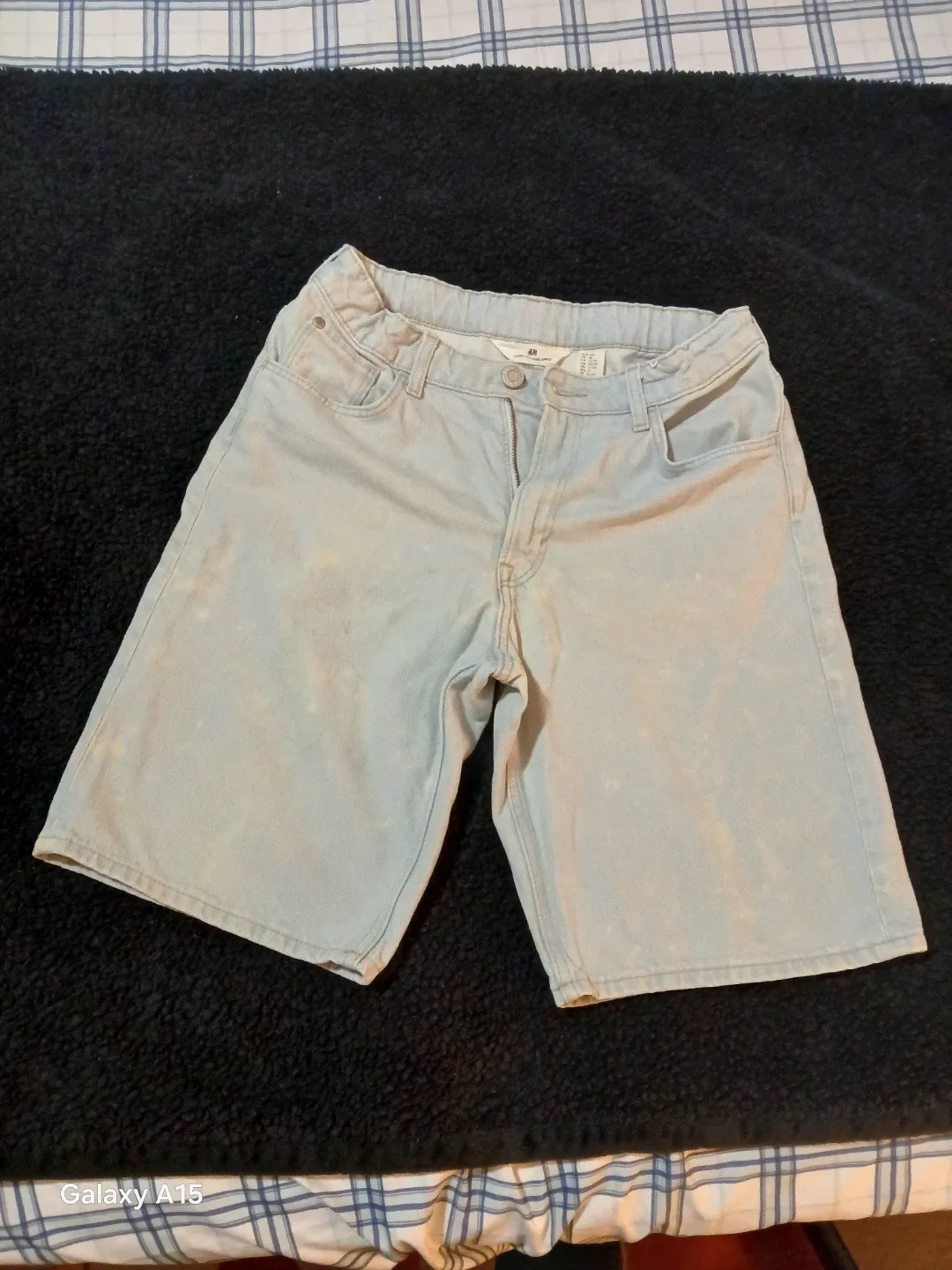 H&M Loose Fit Denim Shorts - Size 12-13Y