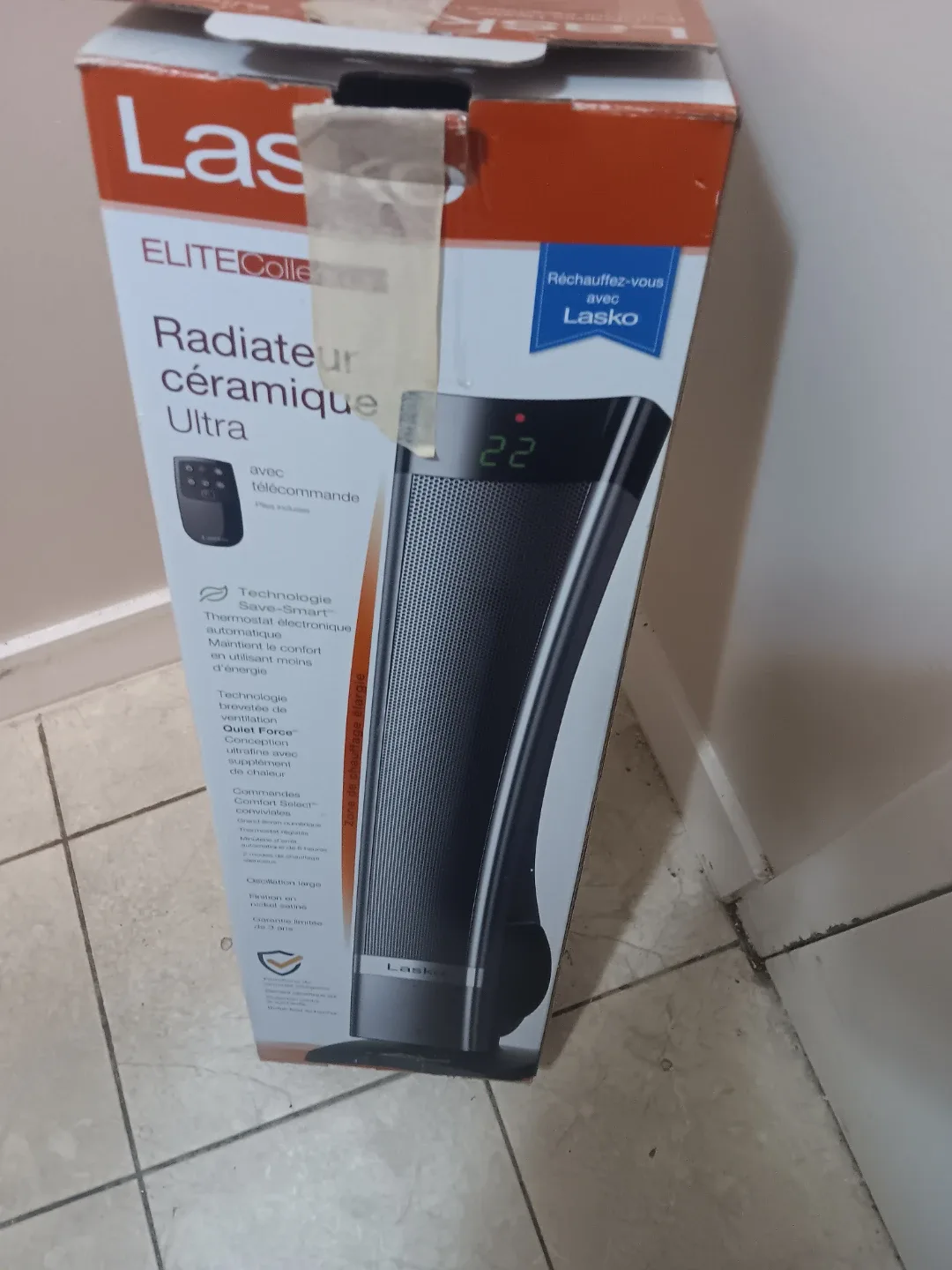 Lasko  Thermostat  Multi-Room  Heater