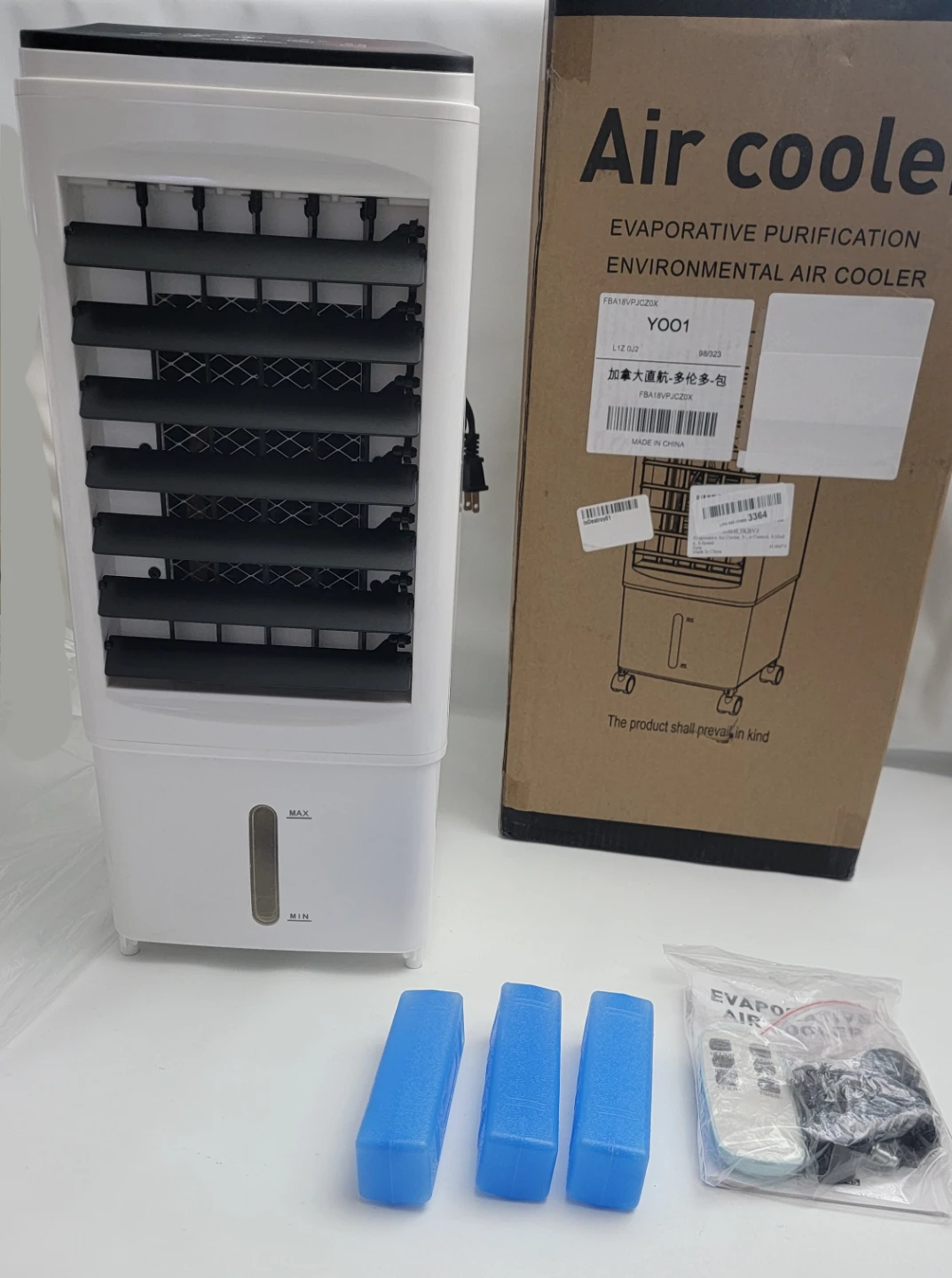 Portable Air Cooler Fan – 3-in-1 Evaporative Cooling, Remote, 6L - photo 2