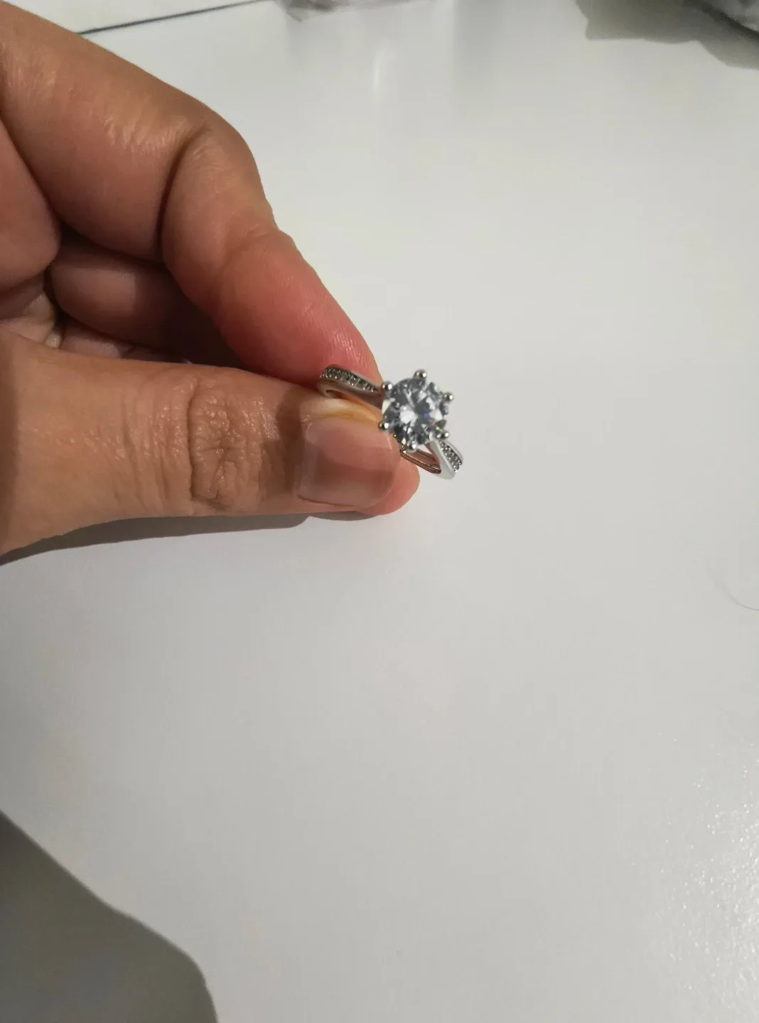 Silver Ring with Stone