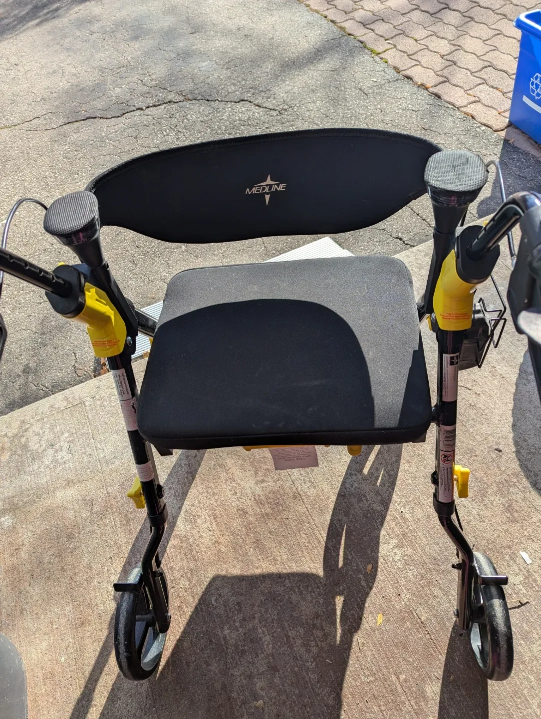 Medline Rollator Walker with Seat