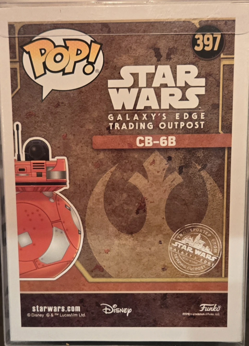Funko Pop! Star Wars Galaxy's Edge CB-6B #397 - photo 3