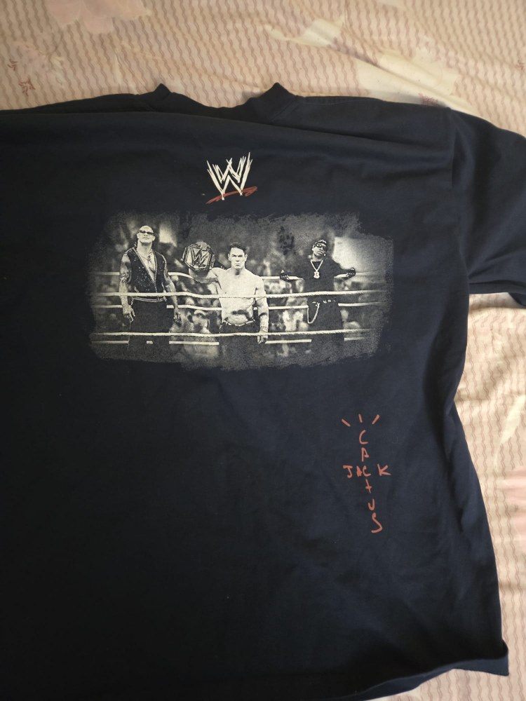 Travis Scott WWE T-Shirt Size L