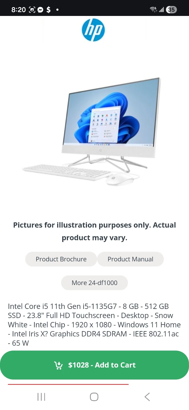 HP All-in-One Desktop PC - Like New! - photo 3