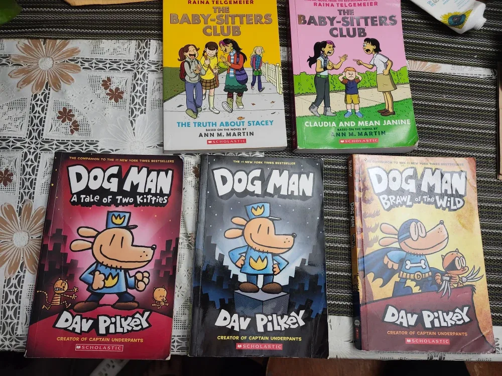 Dog Man & Baby-Sitters Club Book Lot image indicator(3)