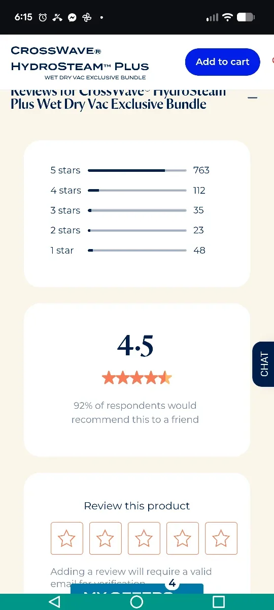 Bissell CrossWave HydroSteam Plus - Like New! image indicator(6)