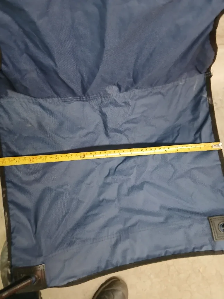 Blue Folding Camp Chair with Cup Holder image indicator(2)