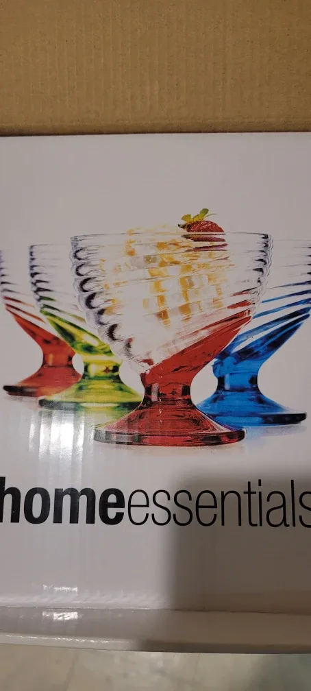 #CLEANOUT Home Essentials Sundae Glasses - Set of 4