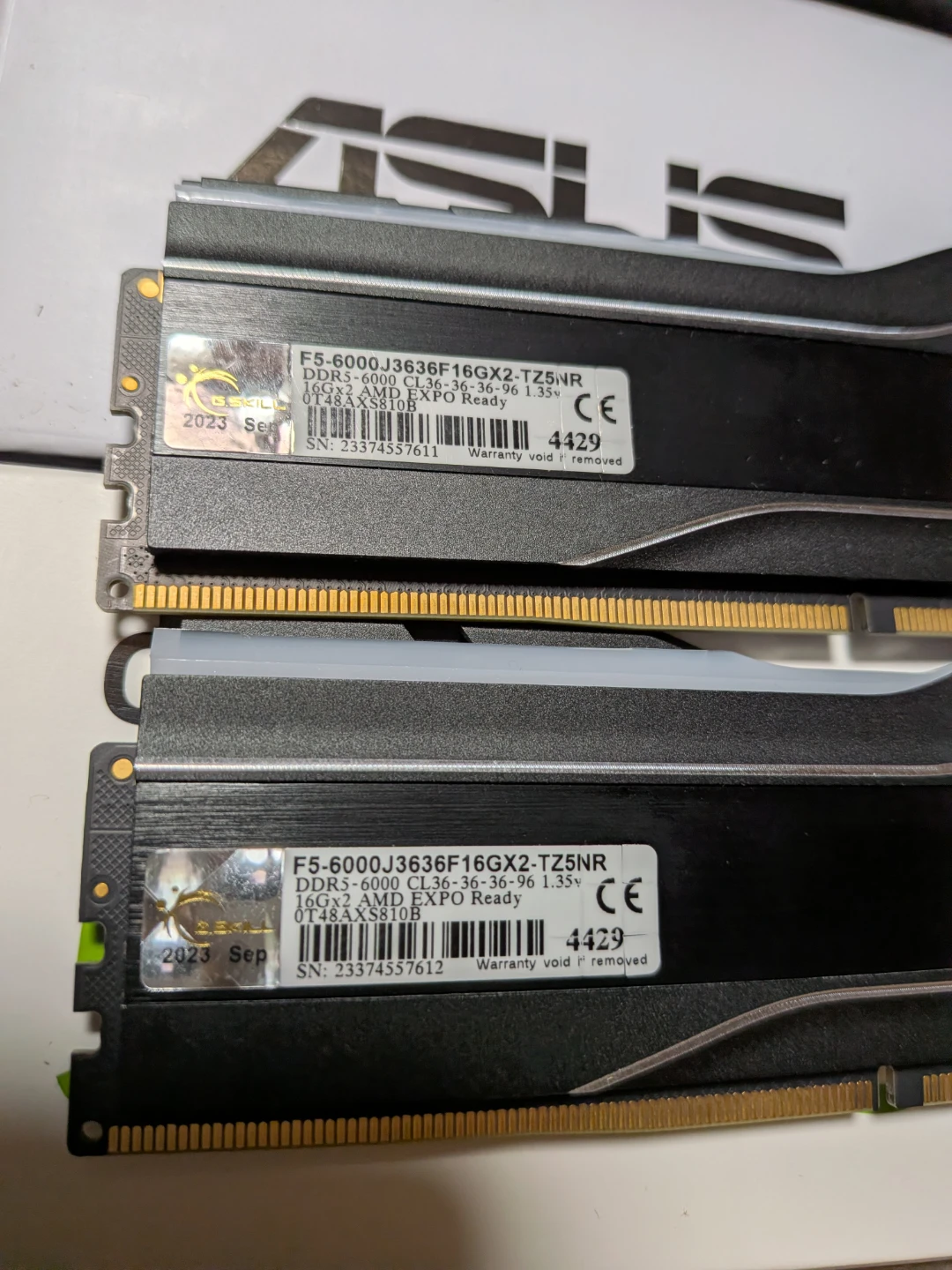 Trade - G.Skill 32GB DDR5 EXPO for XMP