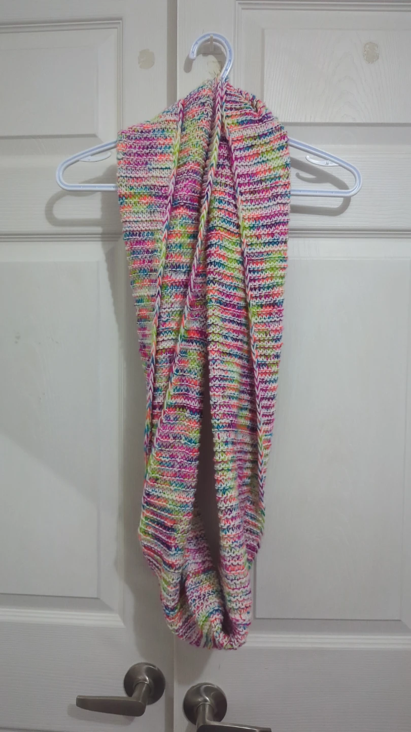 Knit Infinity Scarf - Multi-Colour - photo 2