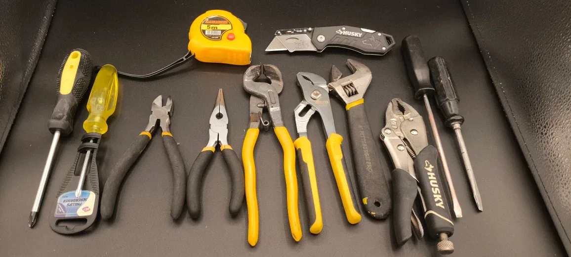 Mixed Set of Hand Tools