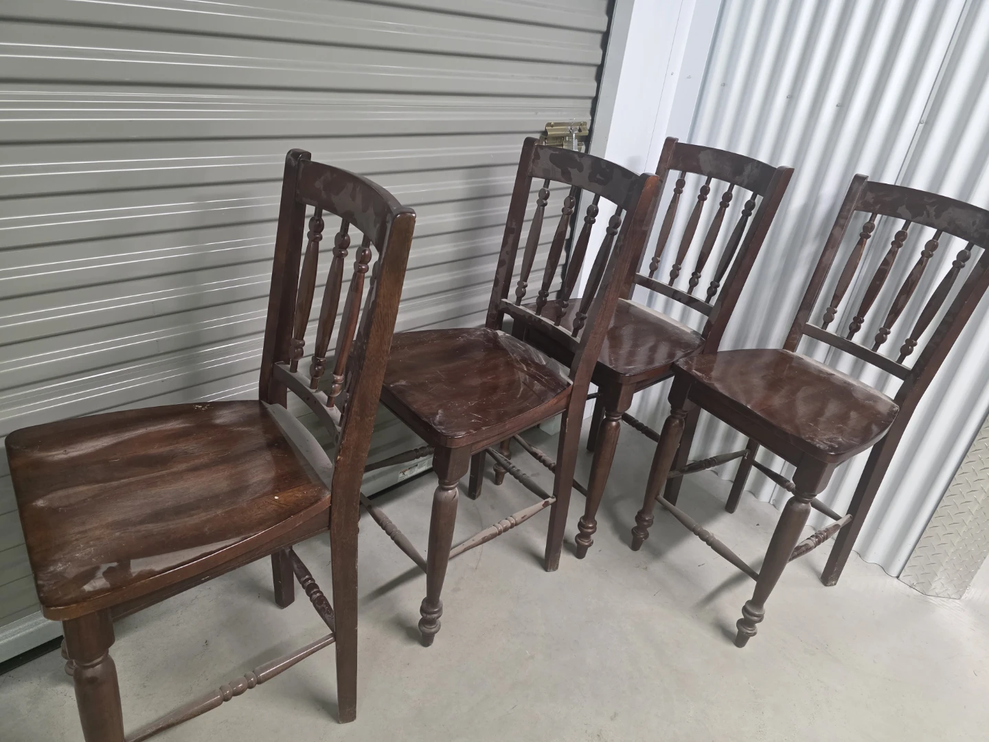 Wooden Dining Table and 8 Chairs - photo 2