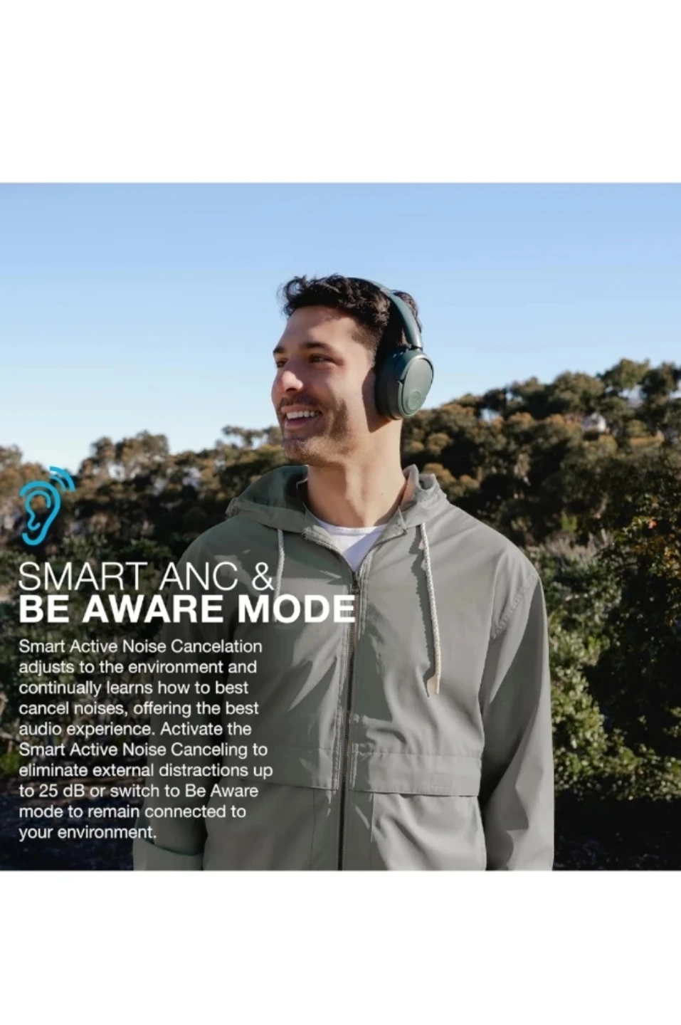 JLab Studio Pro ANC Wireless Headphones - Green - photo 3