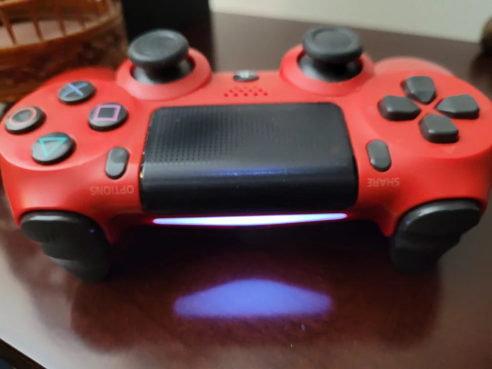 Red Sony PlayStation 4 PRO  DualShock 4 Controller - photo 4