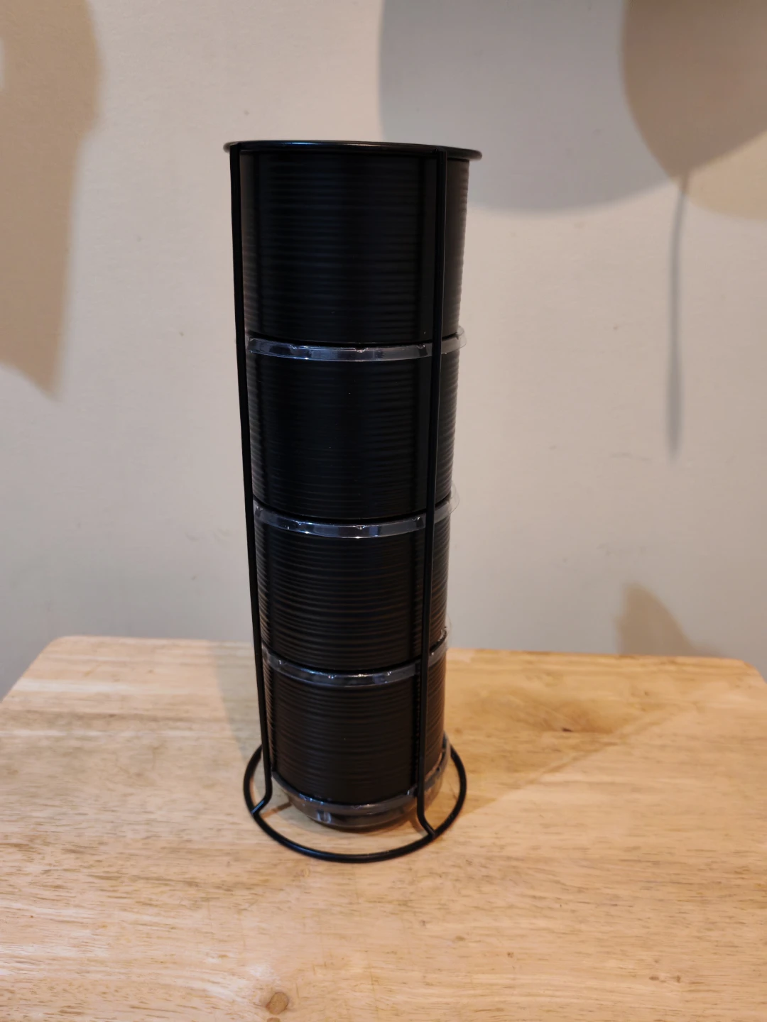 Black Mug Stack with Stand - Holds 4 Mugs - photo 3