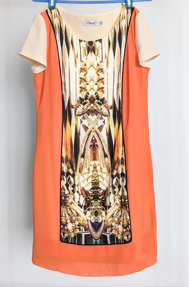 Stylish Printed Dress - Size M - photo 2
