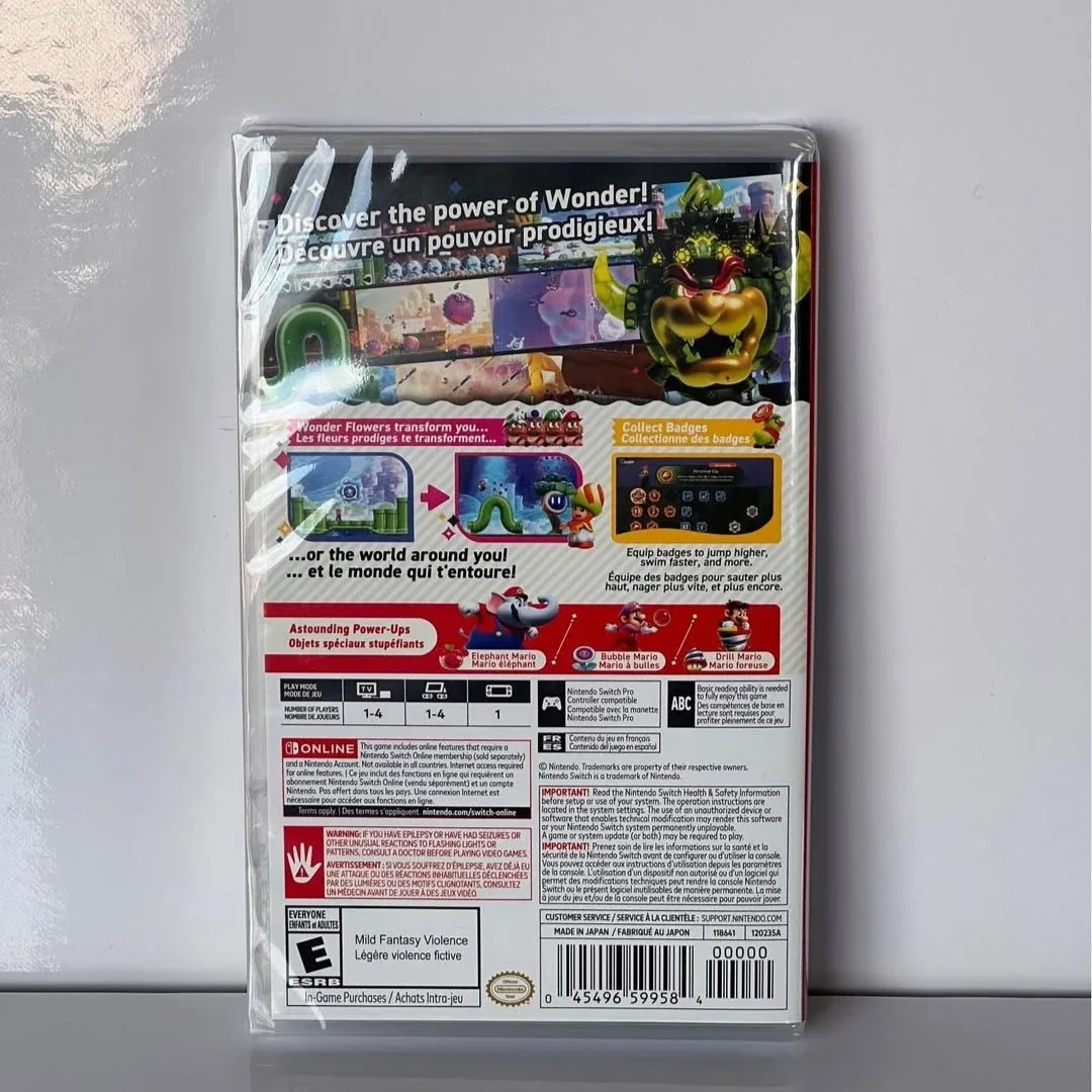Super Mario Bros Wonder! Brand New! image indicator(2)