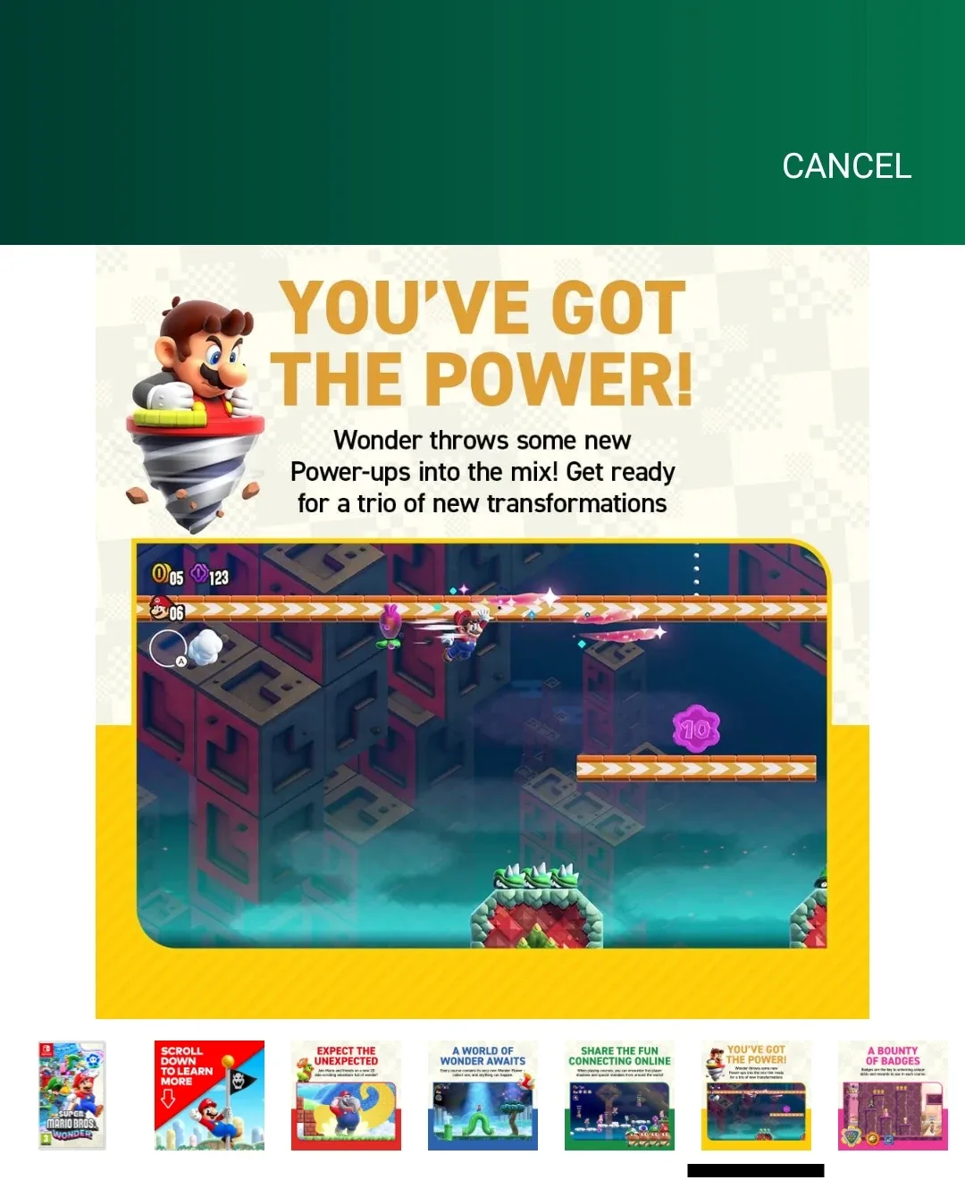 Super Mario Bros Wonder! Brand New! image indicator(5)