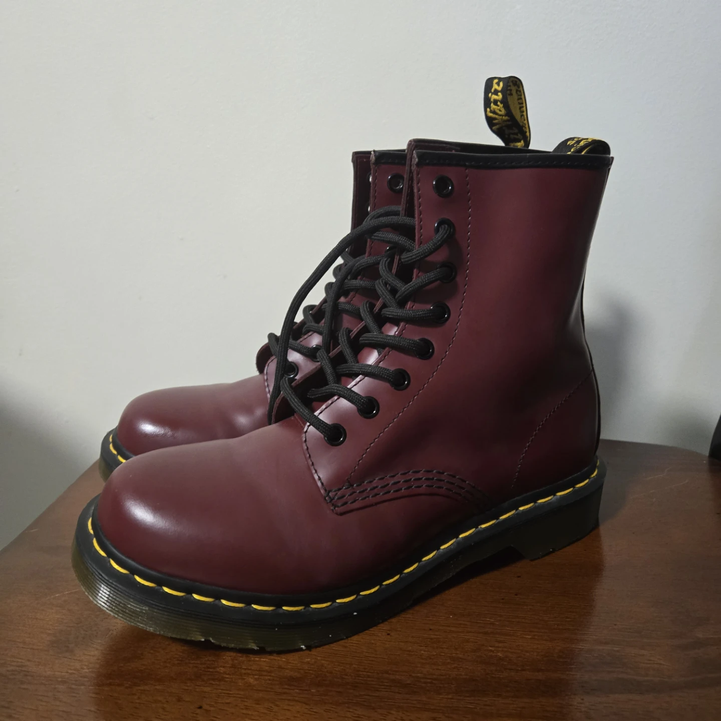 Dr. Martens 1460 Cherry Red Boots - Women's US 8 - photo 2