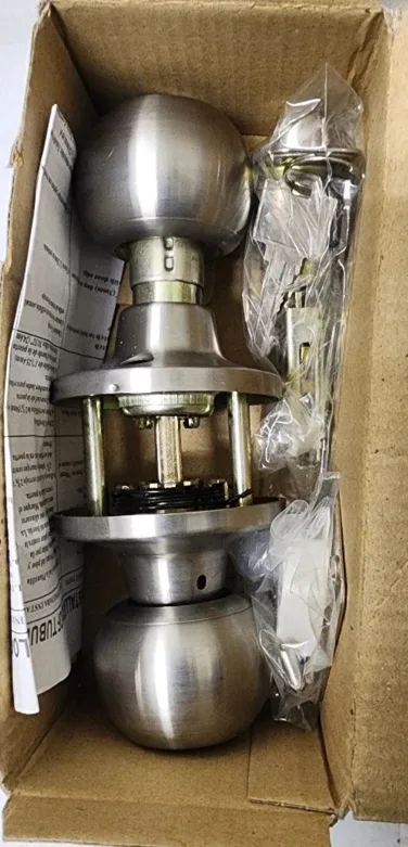 New Door Knob Set - Stainless Steel Finish image indicator(2)