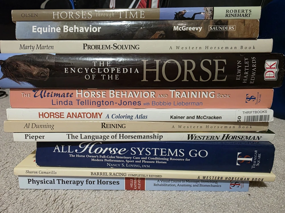 Horse Books Lot - Equestrian Education