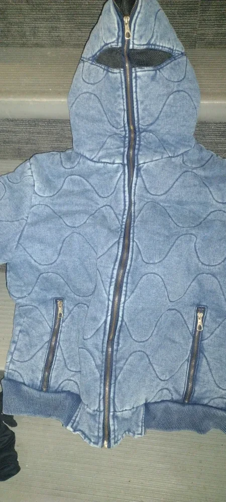 Parasuco Kids' Blue Quilted Hooded Jacket image indicator(3)