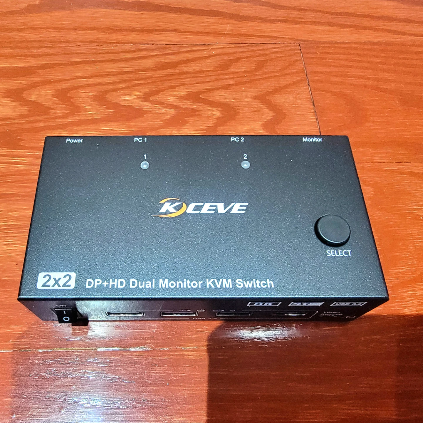 Kceve 8K HDMI Display Port Dual Monitor KVM Switch - photo 2